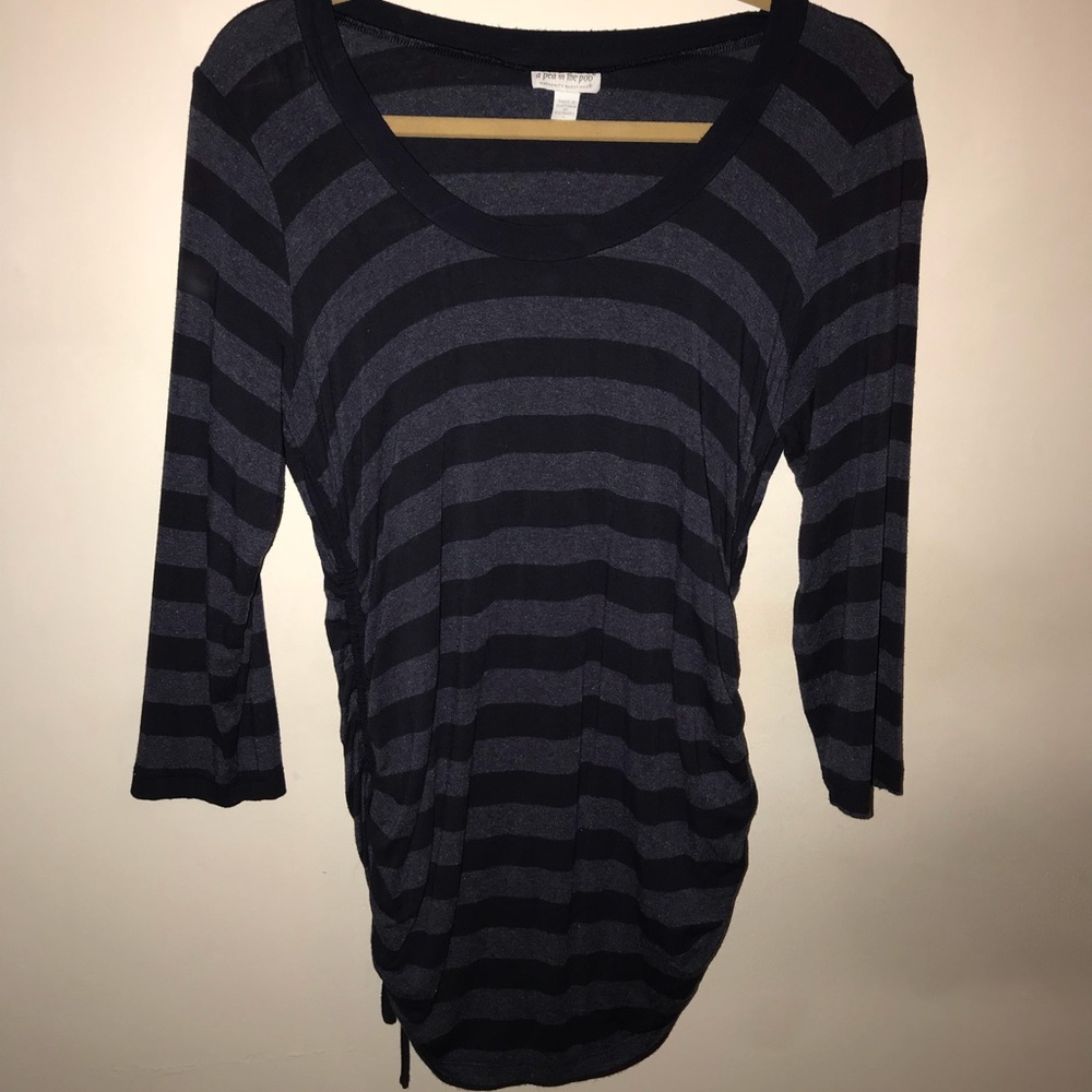 A Pea in a Pod Maternity Striped Tee-Shirt